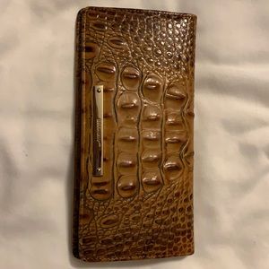 Brahmin Andy wallet in Toasted Almond.